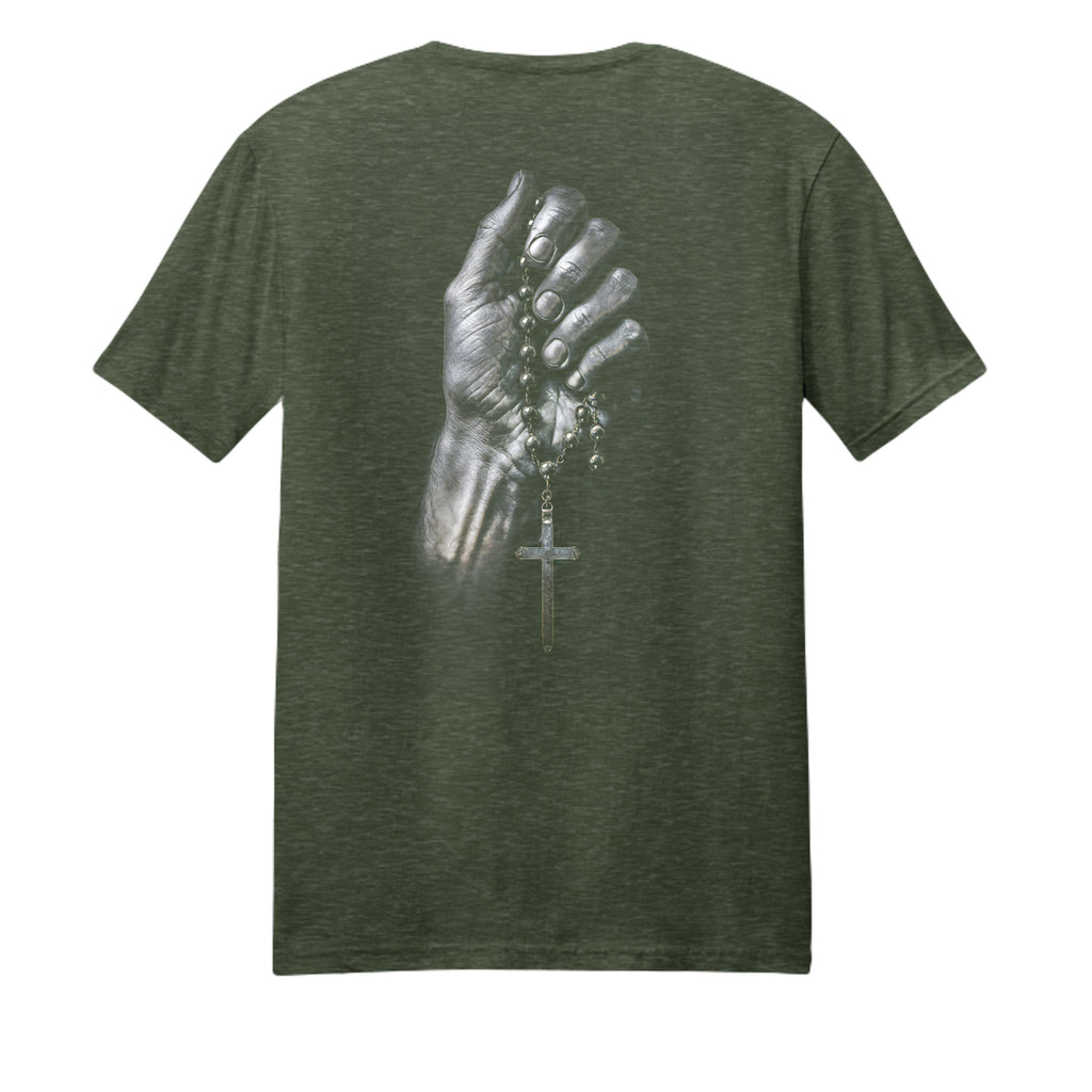 Heathered Forest Green - DM108 - BACK
